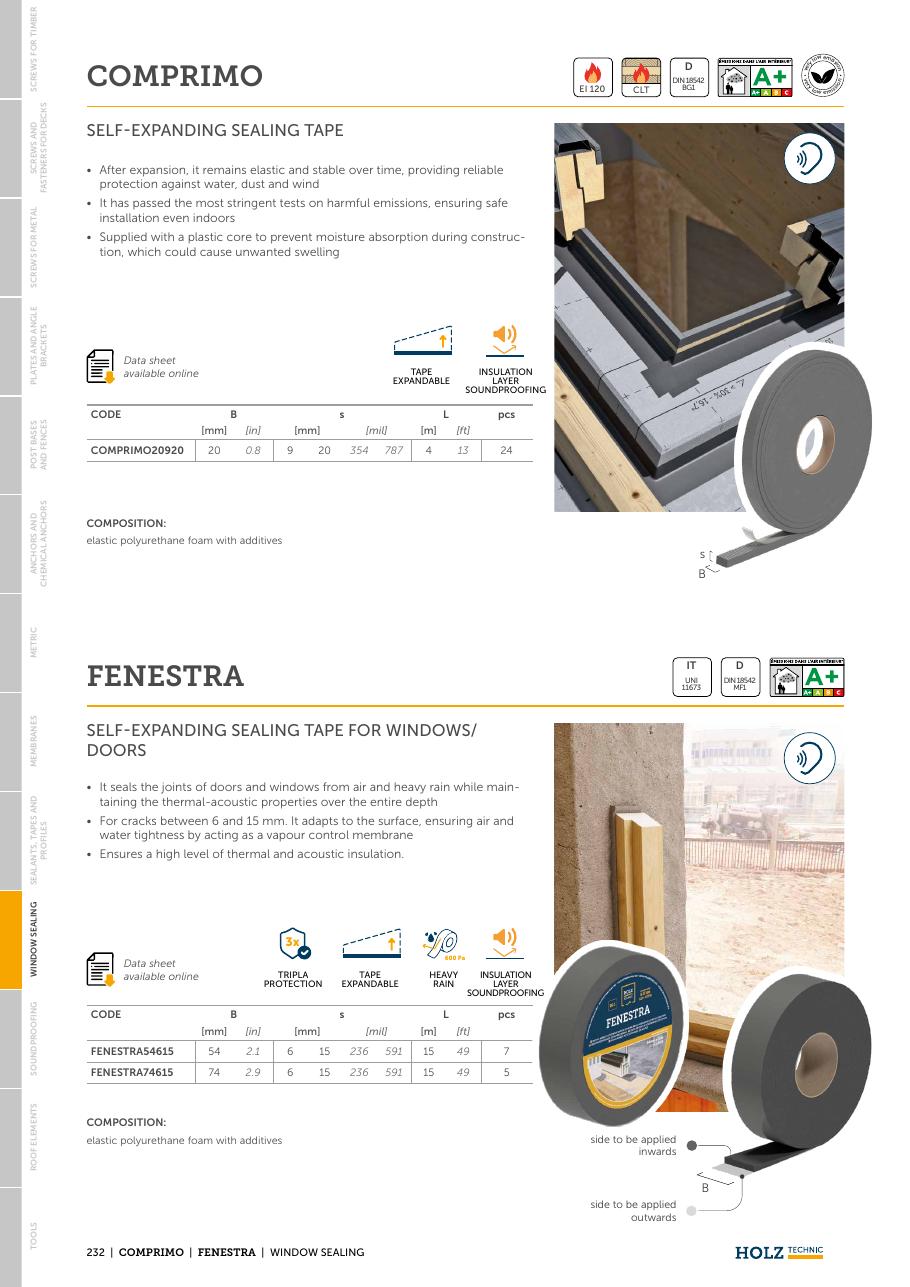COMPRIMO – Bandă precomprimată pentru rosturi 1