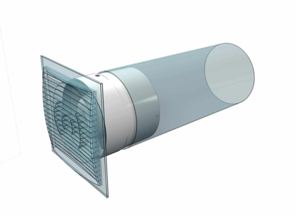 Ventilator de tubulatura axial PROFIT 150, Debit 280 mc/h 2