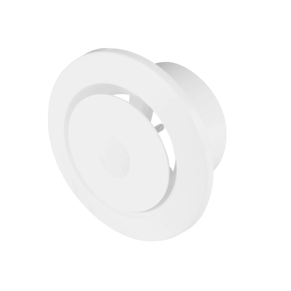 Anemostat direct plug Ø75, evacuare rotund Ø125 Awenta 1