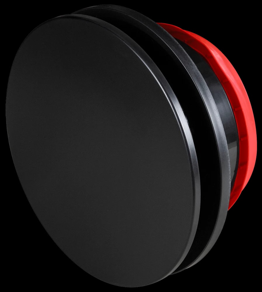 Anemostat directional Awenta, rotund VAK125CZ, Ø125, negru mat 1
