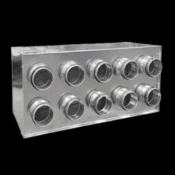 Cutie distributie orizontala Alnor, FLX-PLO-R-P-75-2x5-160, cu garnitura din otel zincat 1