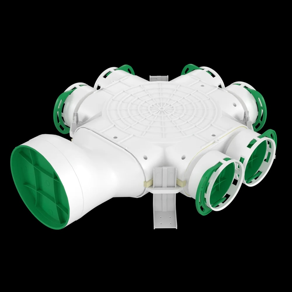 Cutie distributie racord lateral Awenta, VCB160-6/90, Ø160-6x90 1