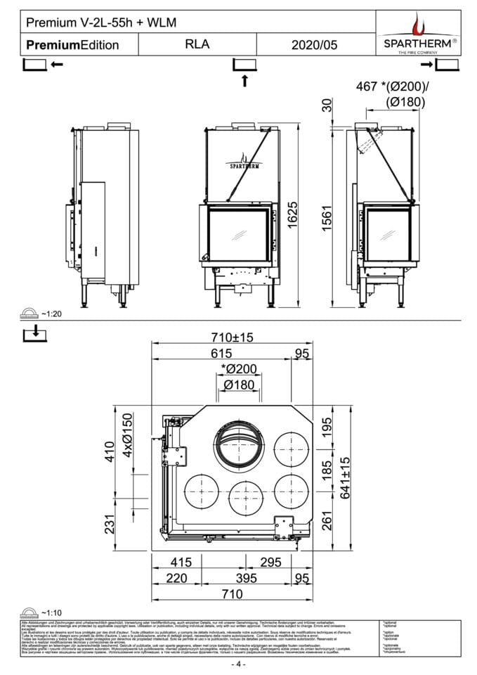 Focar Premium V-2L-55h 2