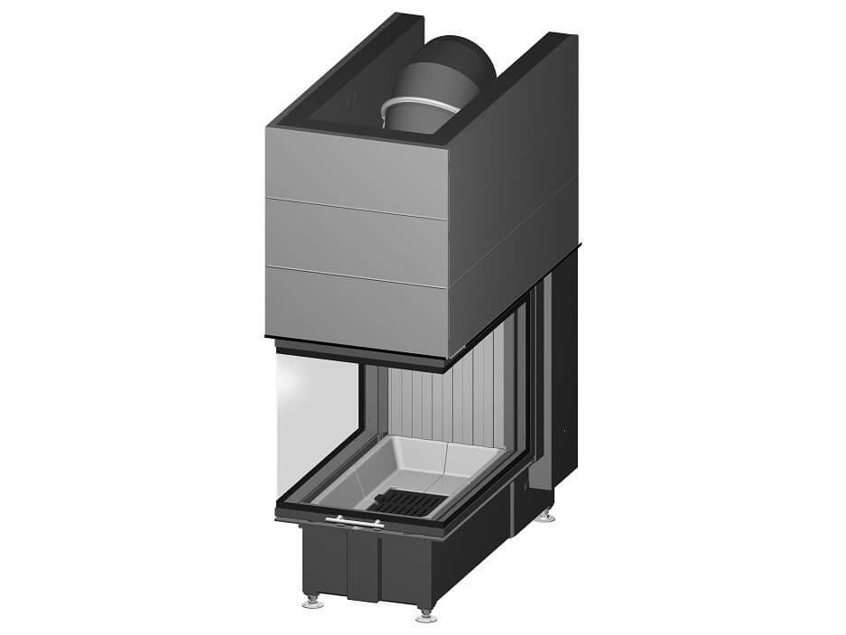 Focar samota cu 3 geamuri Arte U-70h
