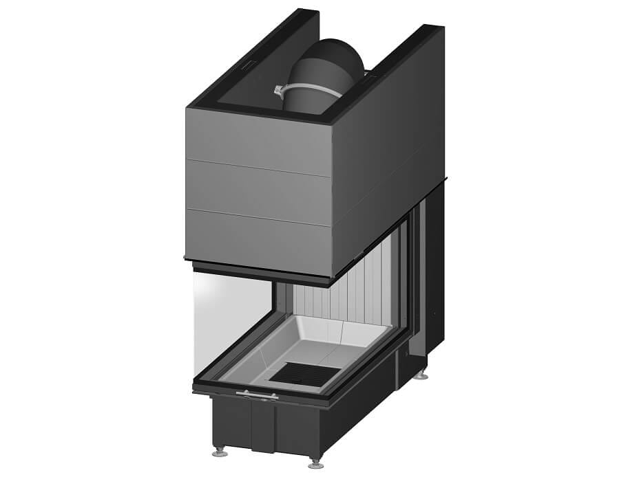 Focar samota cu 3 geamuri Arte U-90h 1