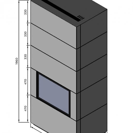 Semineu modular Fusion D2/5, D2 Slim/5 2