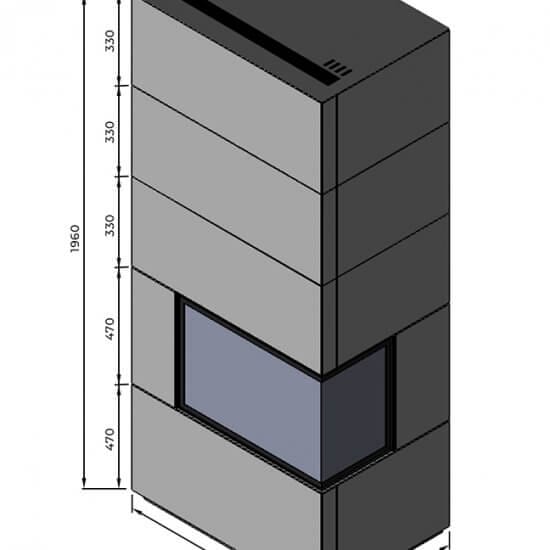 Semineu modular Fusion D2B/5 2
