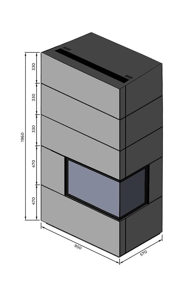 Semineu modular Fusion D4BS/5 2