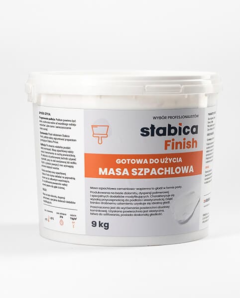 STABICA® Glet finisaj 9 kg pentru plăci radiante 1