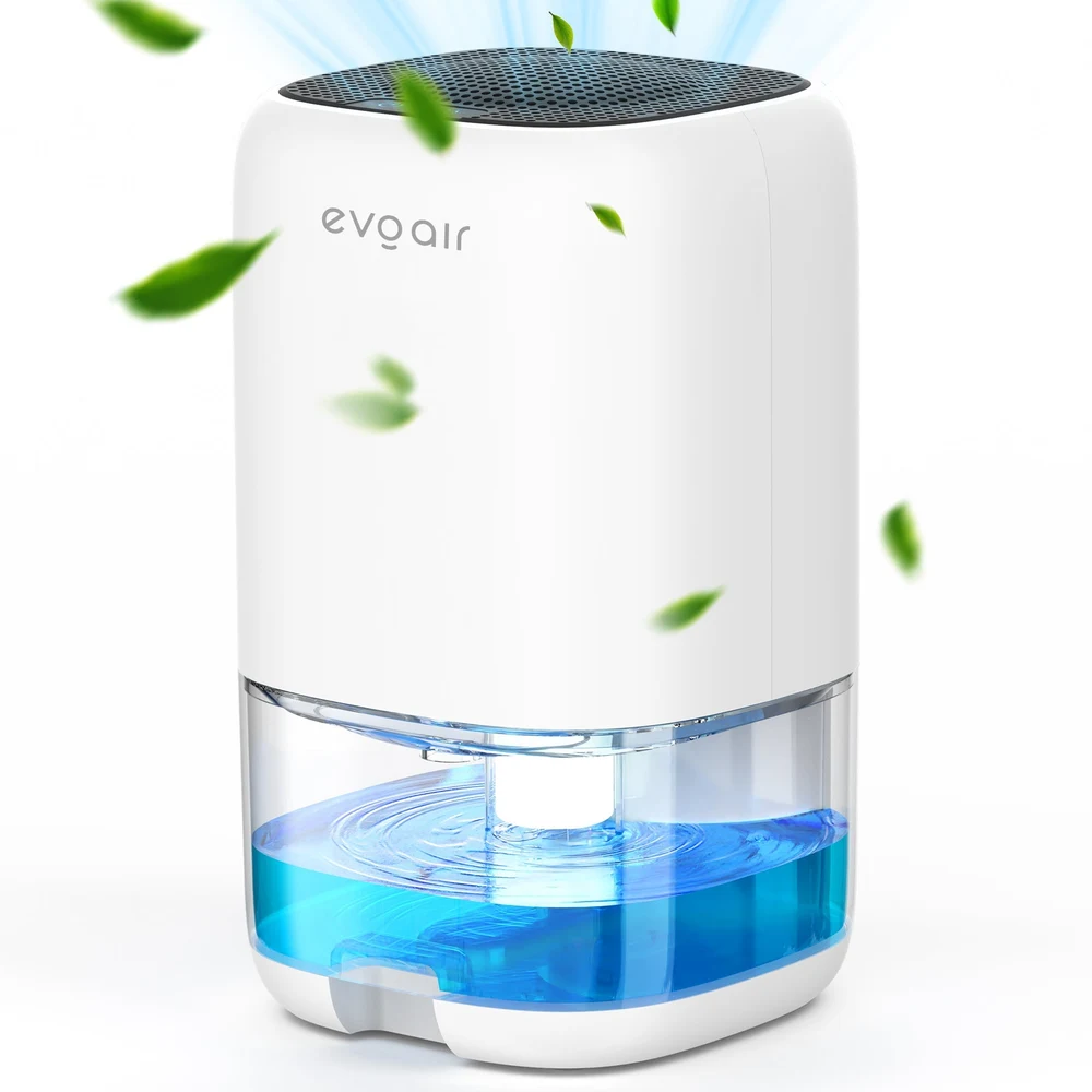 Dezumidificator aer Evoair HUMIX300, 300ml/24h, Silentios, Lumina Ambientală în 7 culori, Rezervor 1l, Alb 3