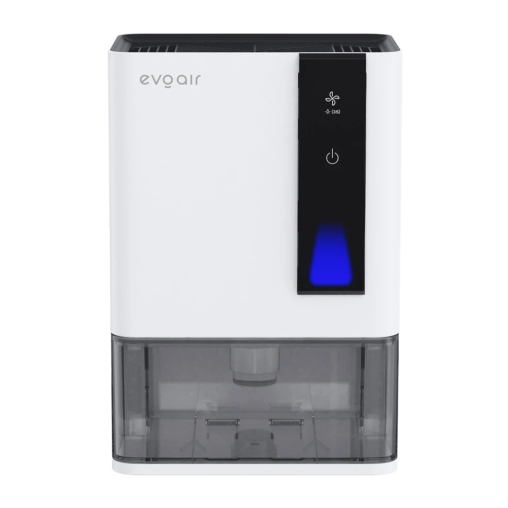 Dezumidificator Evoair HIDRY PLUS, 900ml/24h, Lumina ambientala in 7 culori, Rezervor 1.9l, 3 Viteze, Functie Auto Dezghetare, Alb 2