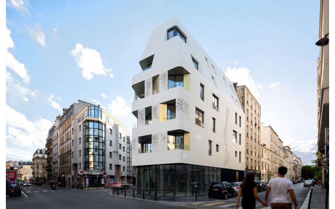 Plăci Minerale Compozite CORIAN Cladding pentru Fațadă Ventilată 2