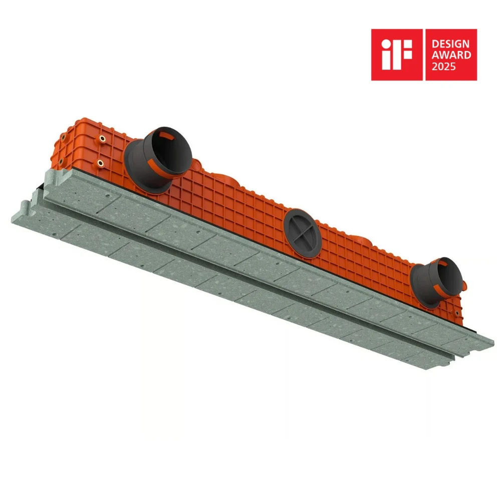 Grilă de ventilație încastrată în rigips Ergovent PRO PUZZLE 1050, diamentru conexiune 90 mm 1