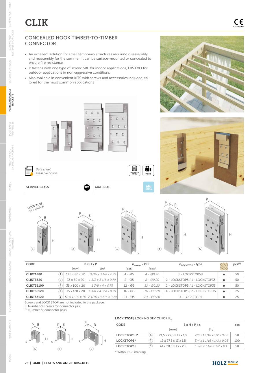 CLIK – Conector ascuns cu montaj rapid