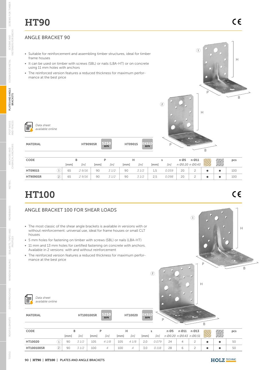 HT90 – Colțar structural 90° (90 mm) 1