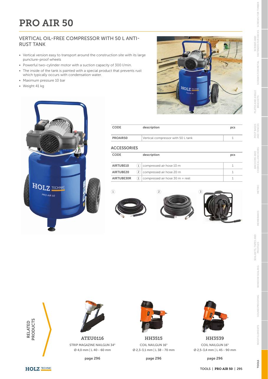 PRO AIR 50 – Compresor de aer 50 L 1