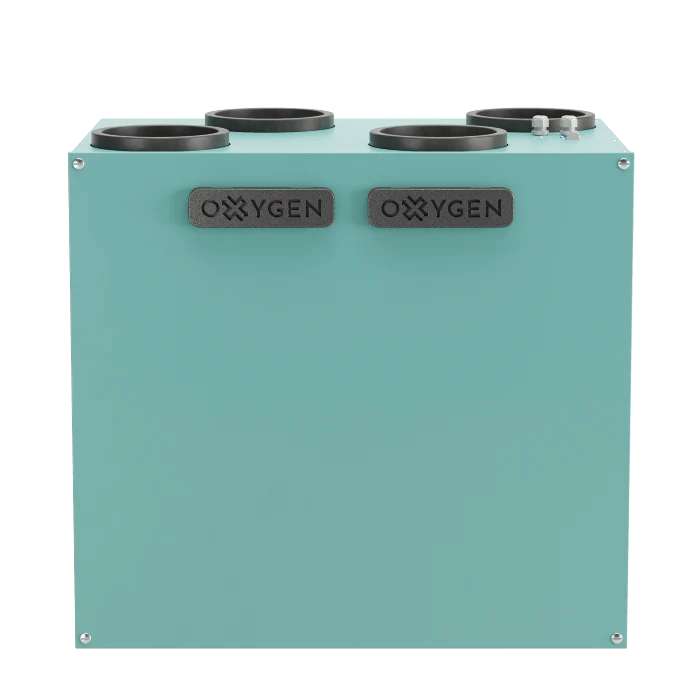 Oxygen Easy V500E cu entalpie centrala de ventilatie cu recuperare de caldura perete, montaj dreapta