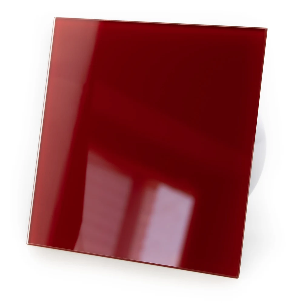 Panou frontal din plexi pentru ventilator baie dRim, Red 3