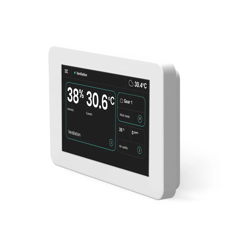 Panou de control LCD Easy cu WiFi si Bluetooth Alb 2
