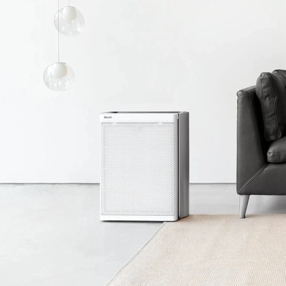 Purificator de aer Smart Levoit EverestAir Wi-Fi, Filtru True HEPA, Carbon Activ, Acoperire până la 100 m², Flux de Aer Multidirecțional, Mod Auto, Compatibil Alexa & Google Home, Touch Screen, Gri 3