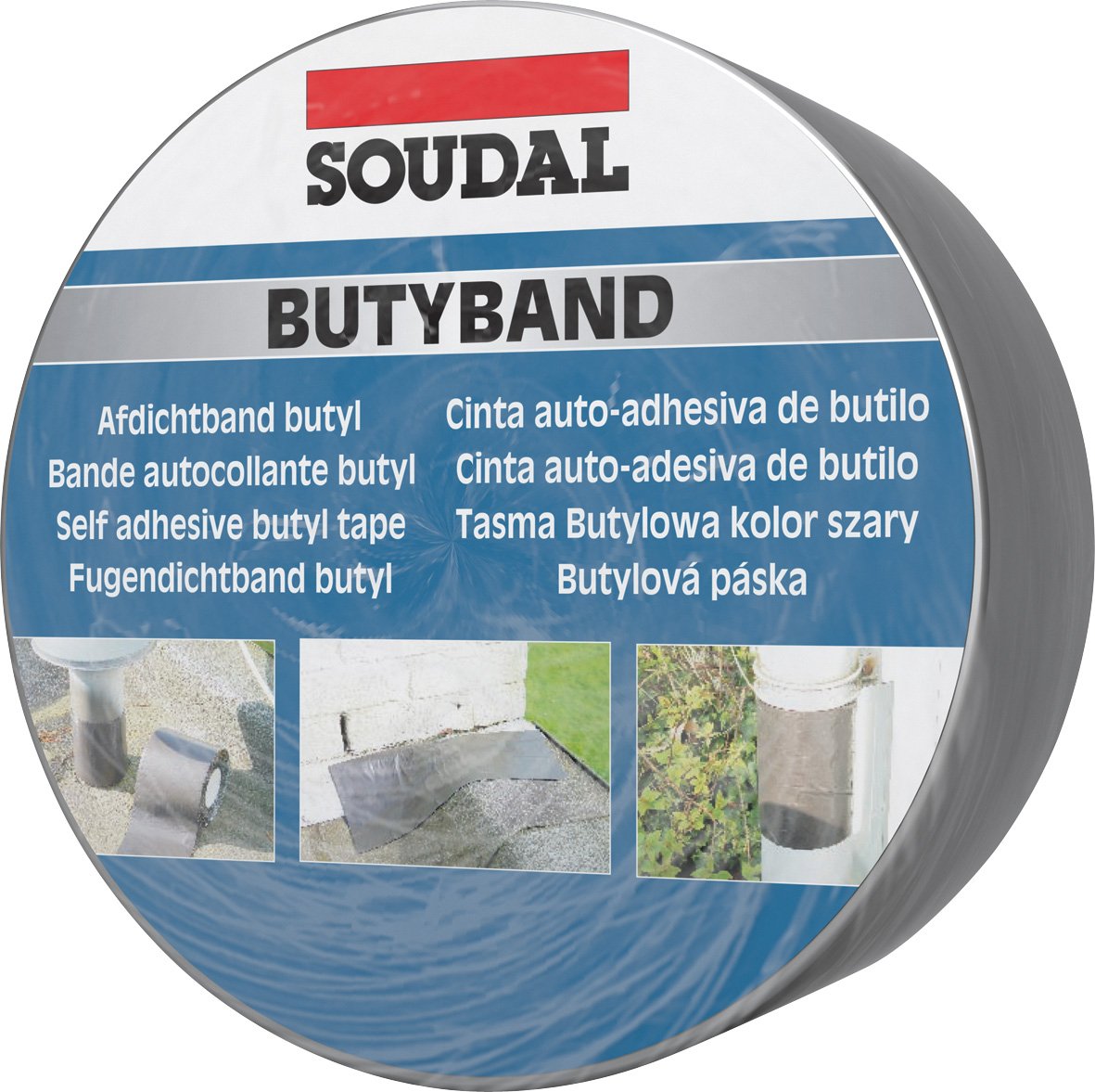 Butyband Soudal – Bandă butilică autoadezivă