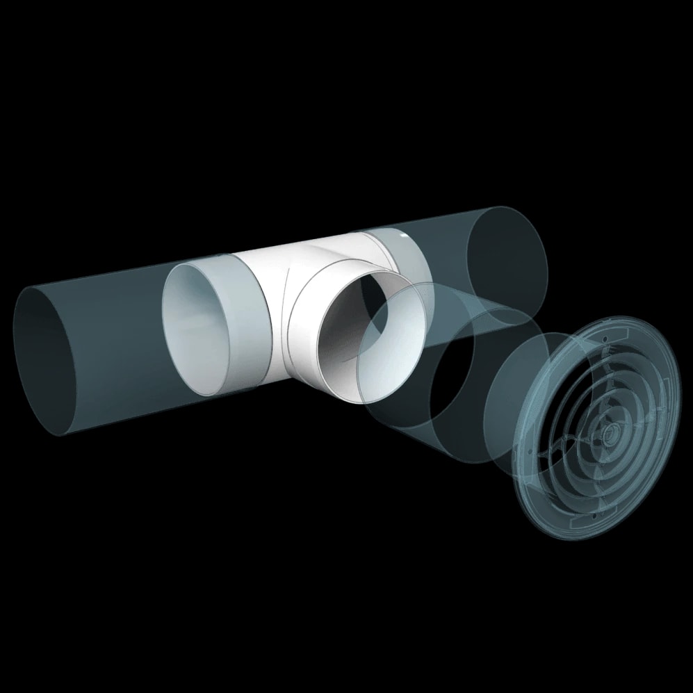 TEU TUBULATURA, 160/160mm, PVC 3
