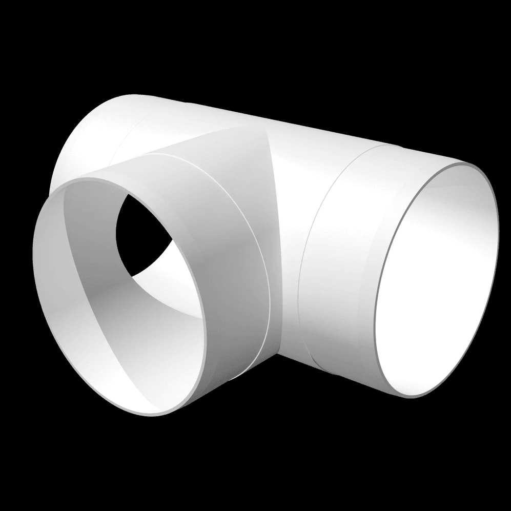 TEU TUBULATURA, 160/160mm, PVC 1