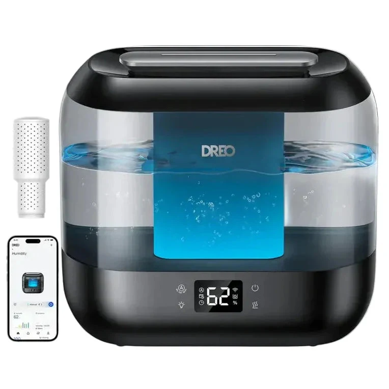 Umidificator Dreo 311S Smart, Wifi, Rezervor 4L,Capacitate de umidificare 250 ml/h, Ceata Rece, Autonomie 36 ore, Aromaterapie, Negru 1