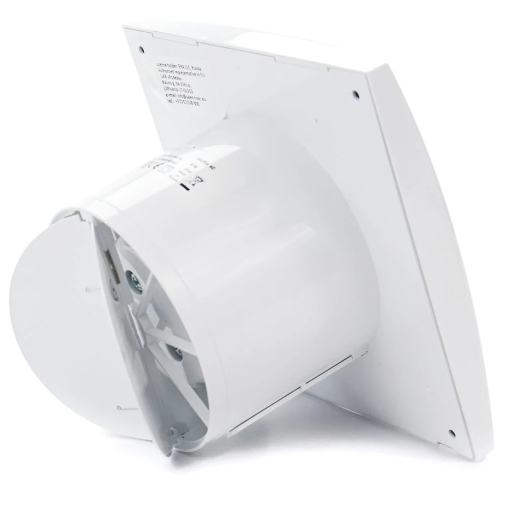 Ventilator baie AURA 4C MRH Silent, Clapeta antiretur, Garantie 2 ani, Motor Long Life 40000h, Debit 90mc/h, Ø100mm 3