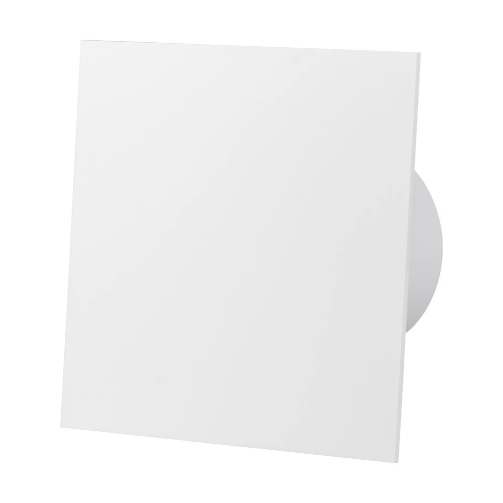 Ventilator baie dRim Ø100 S, Super Silent, Debit 93 m3/h, Panou ABS schimbabil, clapeta antiretur, Garantie 2 ani, Alb 1