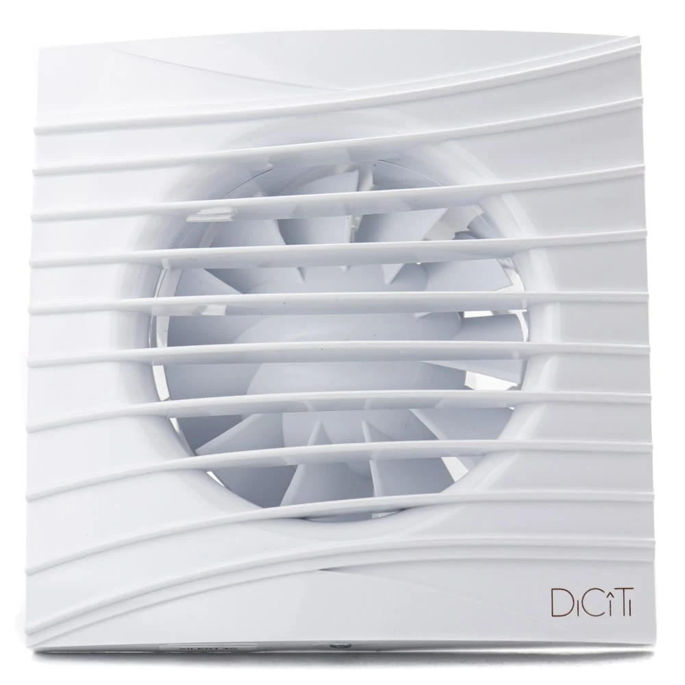 Ventilator baie SILENT 4C, Super Silent, Clapeta antiretur, Motor Long Life 40000h, Debit 90mc/h, Ø100mm