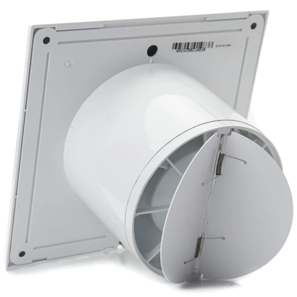 Ventilator baie SLIM 4C Super Silent, Clapeta antiretur, Garantie 2 ani, Motor Long Life 40000h, Debit 90mc/h, Ø100mm 2