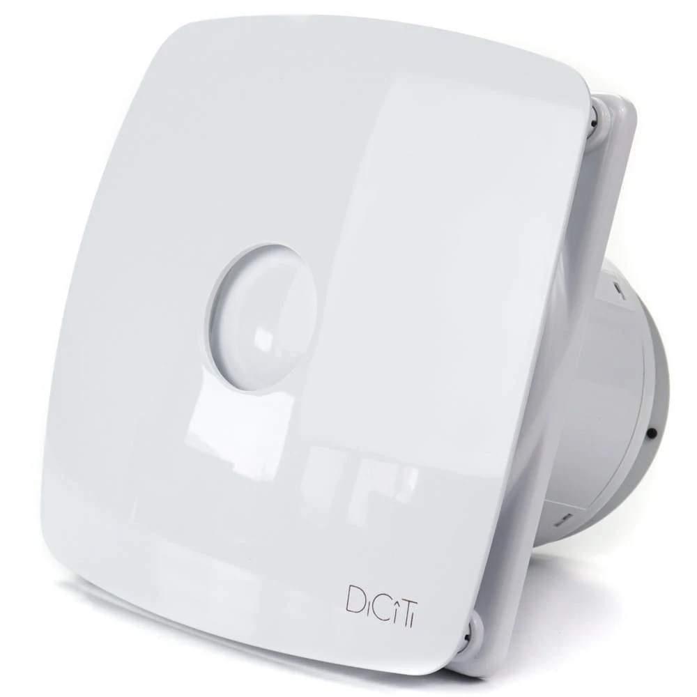 Ventilator de baie RIO 4C MR, Debit 100 m3/h, Ø98, Clapeta antiretur, Fusion Logic 1.0, Timer, Garantie 5 Ani 1