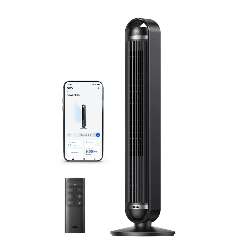 Ventilator Turn Smart DREO Cruiser DR-HTF011S, 9 viteze, 4 functii,106cm, HyperSilent 25dB ,oscilatie 90°, negru 2